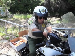 Motard de la police VS motarde!